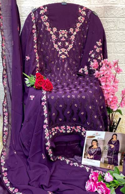 D.NO. R-592A TO R-592D BY RAMSHA GEORGETTE SALWAR KAMEEZ MANUFACTURER IN INDIA